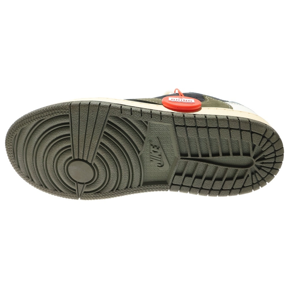 NIKE(ナイキ) ×Travis Scott Nike PS Air Jordan 1 Low OG Medium Olive エアジョーダン1 ローカットスニーカー オリーブ DZ5909-106