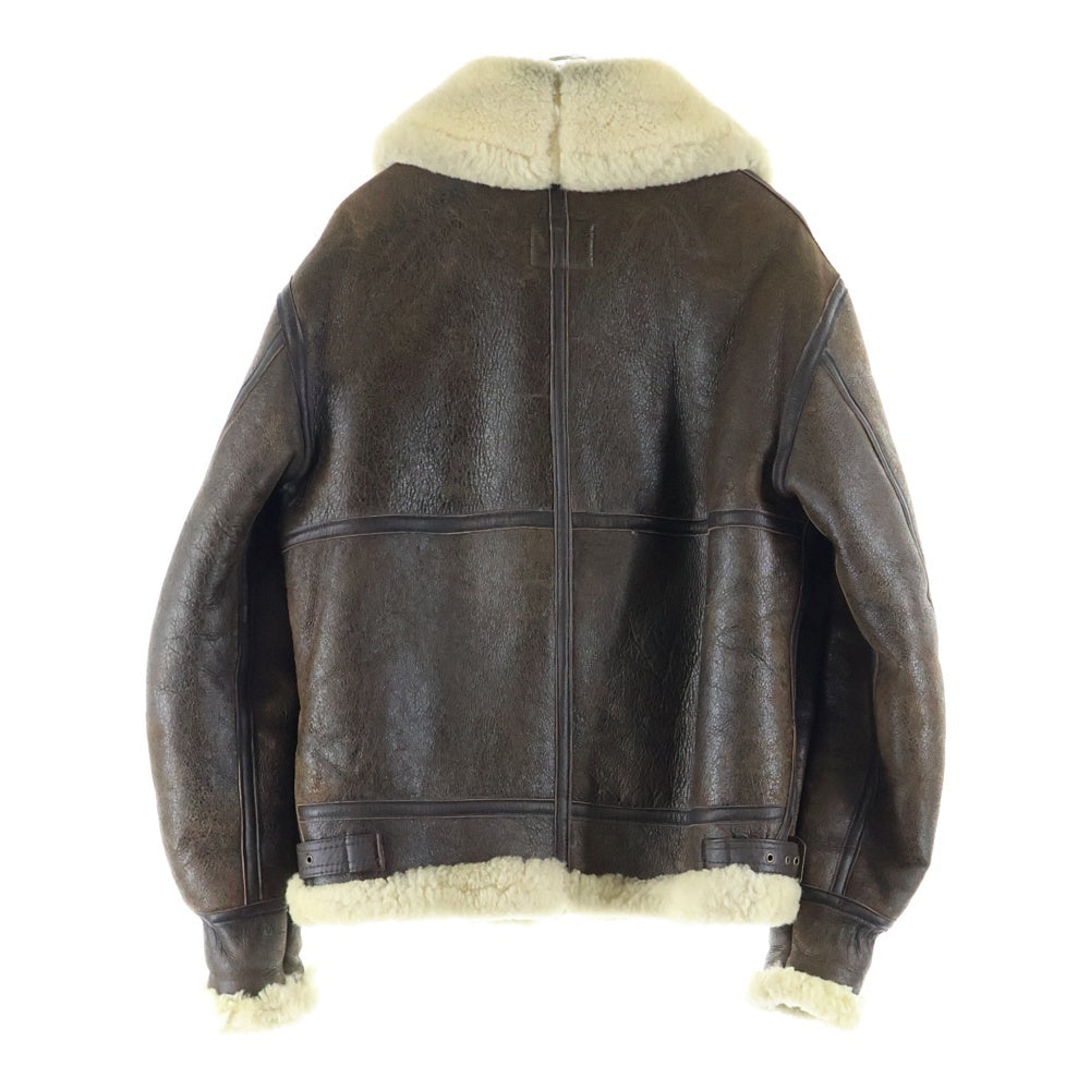 AVIREX(アヴィレックス) B-3 フライトムートンジャケット レザージャケット 裏地ボア AC-17755