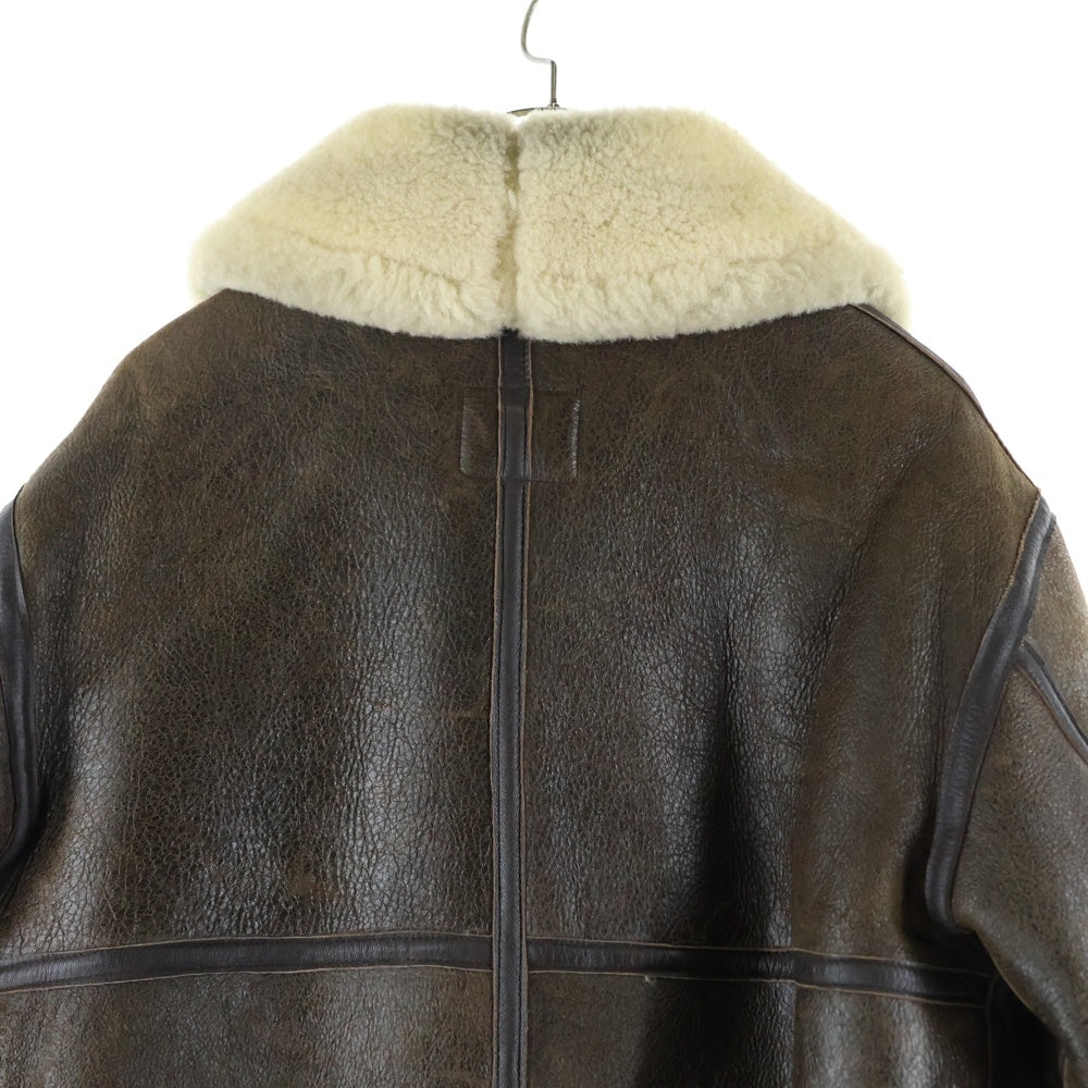 AVIREX(アヴィレックス) B-3 フライトムートンジャケット レザージャケット 裏地ボア AC-17755