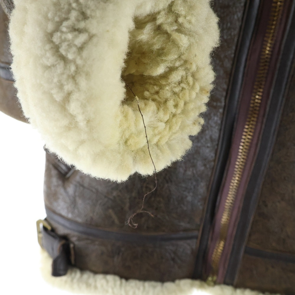 AVIREX(アヴィレックス) B-3 フライトムートンジャケット レザージャケット 裏地ボア AC-17755