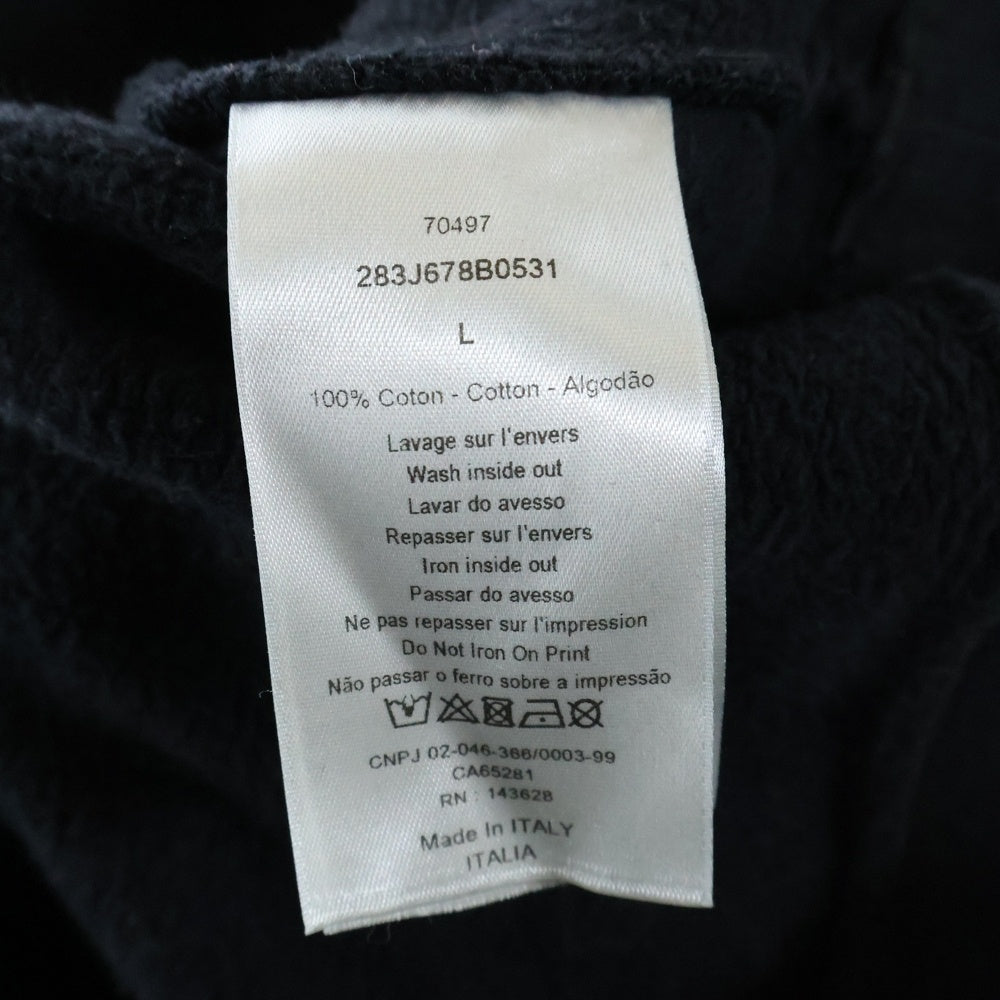 DIOR(ディオール) ×Cactus Jack Oversize Sweat カクタスジャック オーバーサイズ パーカー ブラック 283J678B0531