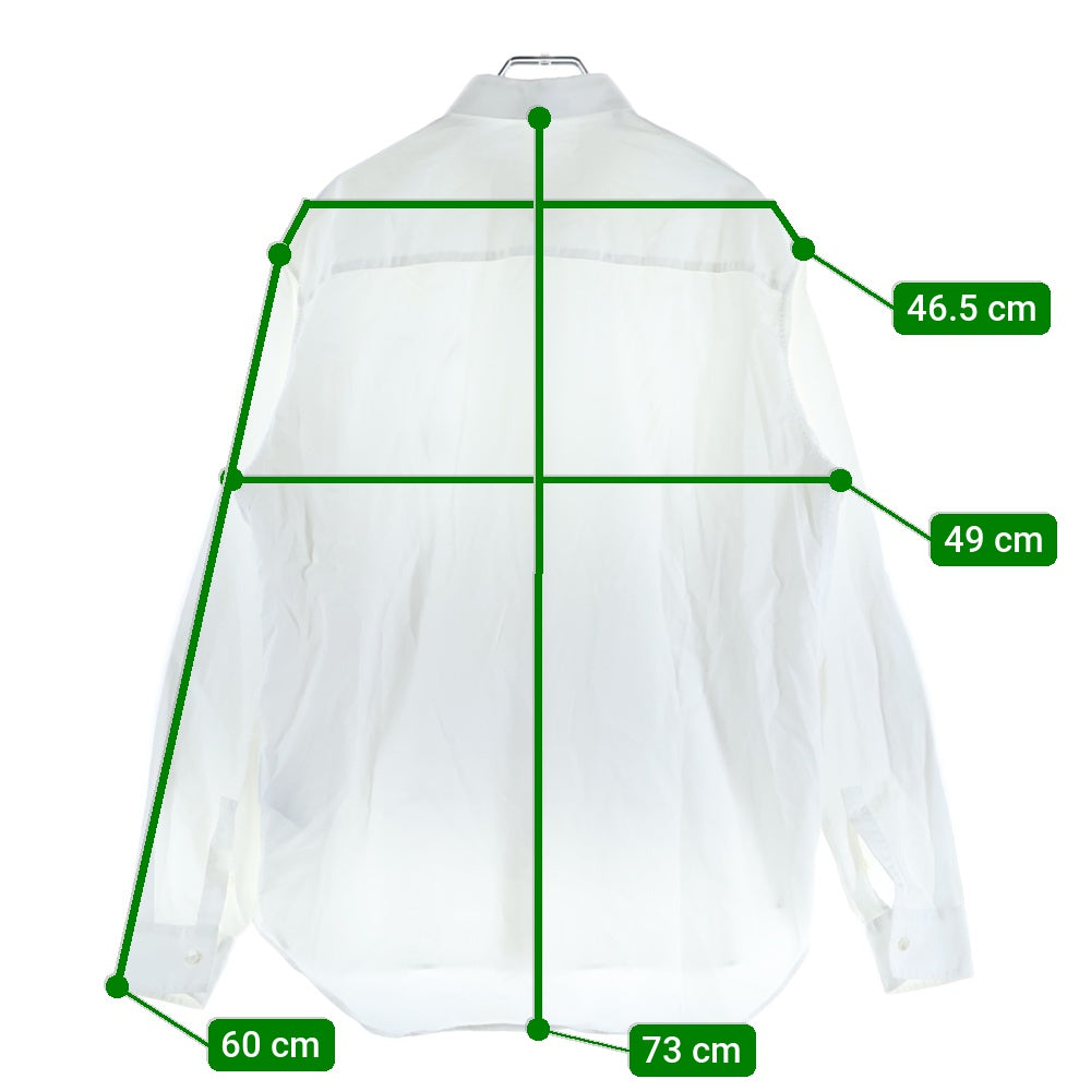 DIOR(ディオール) スパンコールロゴ コットン長袖シャツ ホワイト 933C538A1581