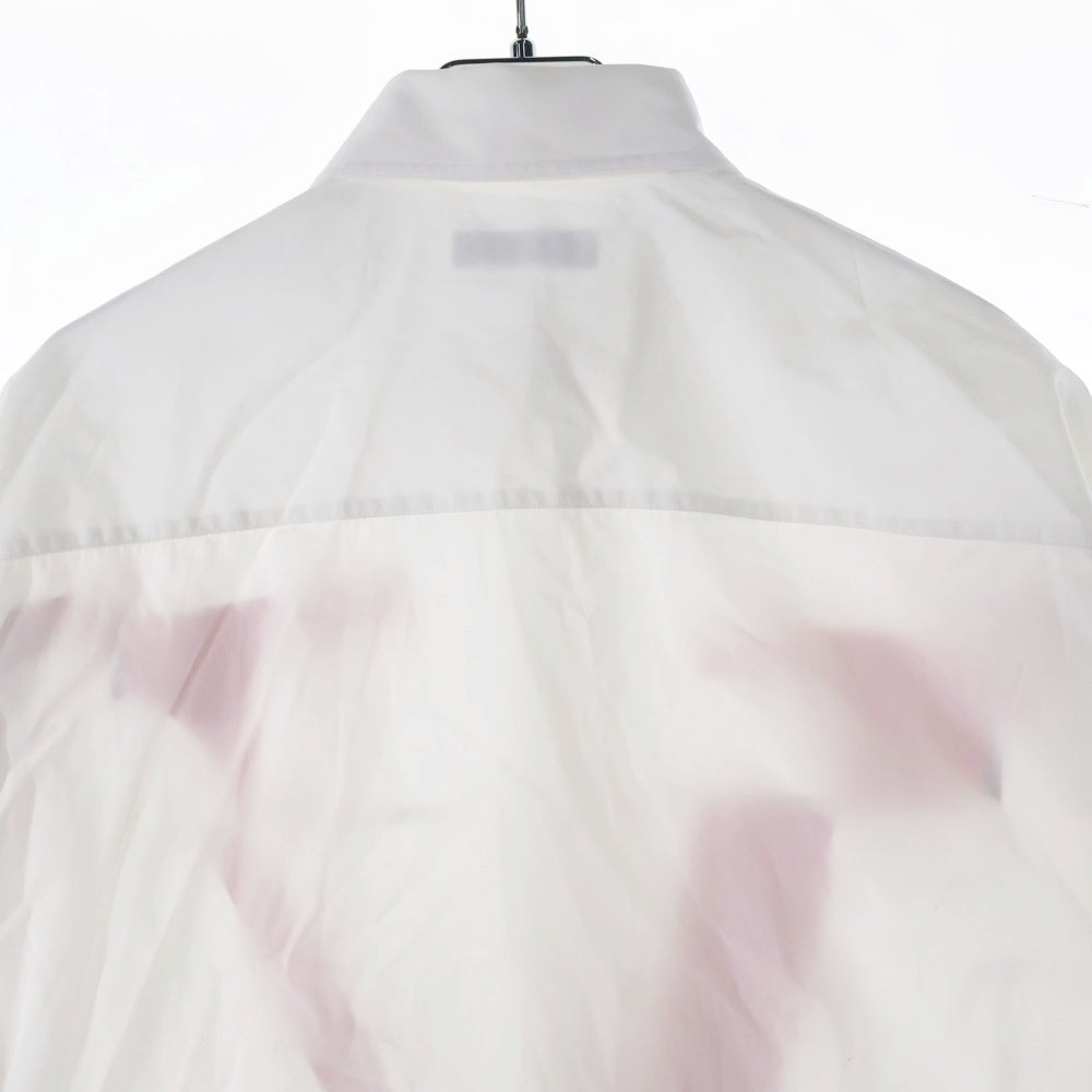 VALENTINO(ヴァレンティノ) Signature print luxury shirt シグネチャープリント コットン長袖シャツ ホワイト SV3AB00H5AL