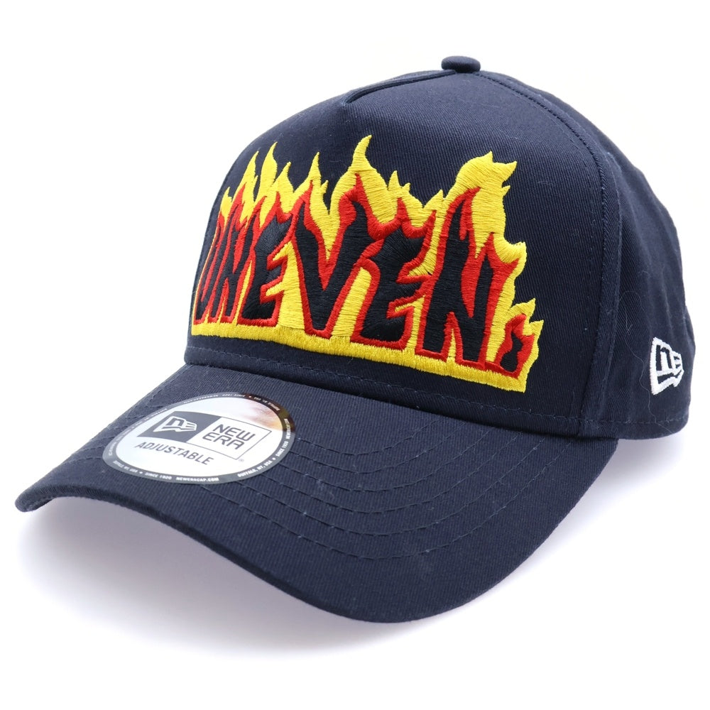 NEW ERA(ニューエラ) 18AW ×kolor ×カラー ファイヤー刺繍 ベースボールキャップ 帽子 ネイビー 18WCM-A08535S