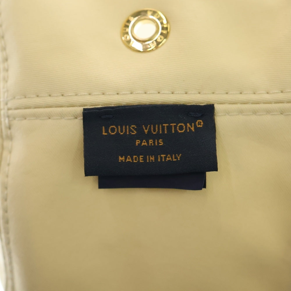 LOUIS VUITTON(ルイヴィトン) モノグラム リバーシブル バケットハット 帽子 ホワイト M7163S