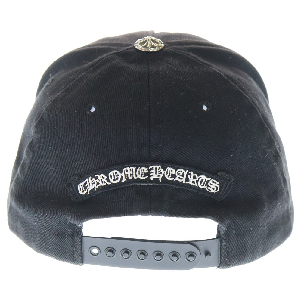 CHROME HEARTS(クロムハーツ) TRUCKER CAP デニムトラッカー ヴァインダガー刺繍 キャップ 帽子 ブラック