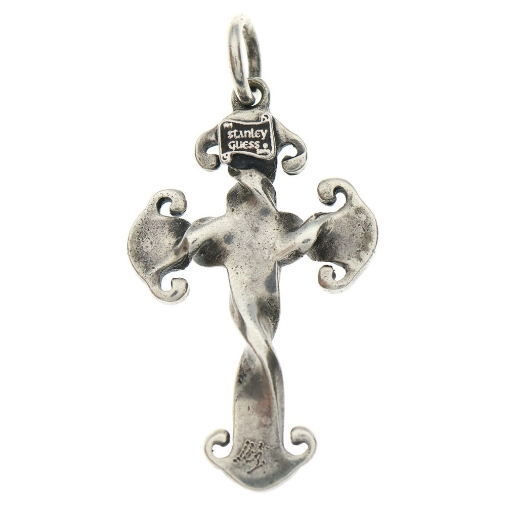STANLEY GUESS(スタンリーゲス) Twisted Cross Pendant ツイステッドクロスペンダントトップ シルバー