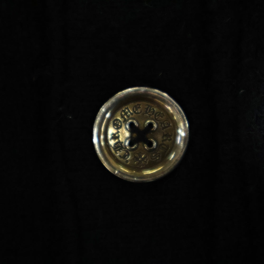 CHROME HEARTS(クロムハーツ) SAILIN ON CARDIGAN クロスパッチ付き バック刺繍 カシミアニットカーディガン ブラック