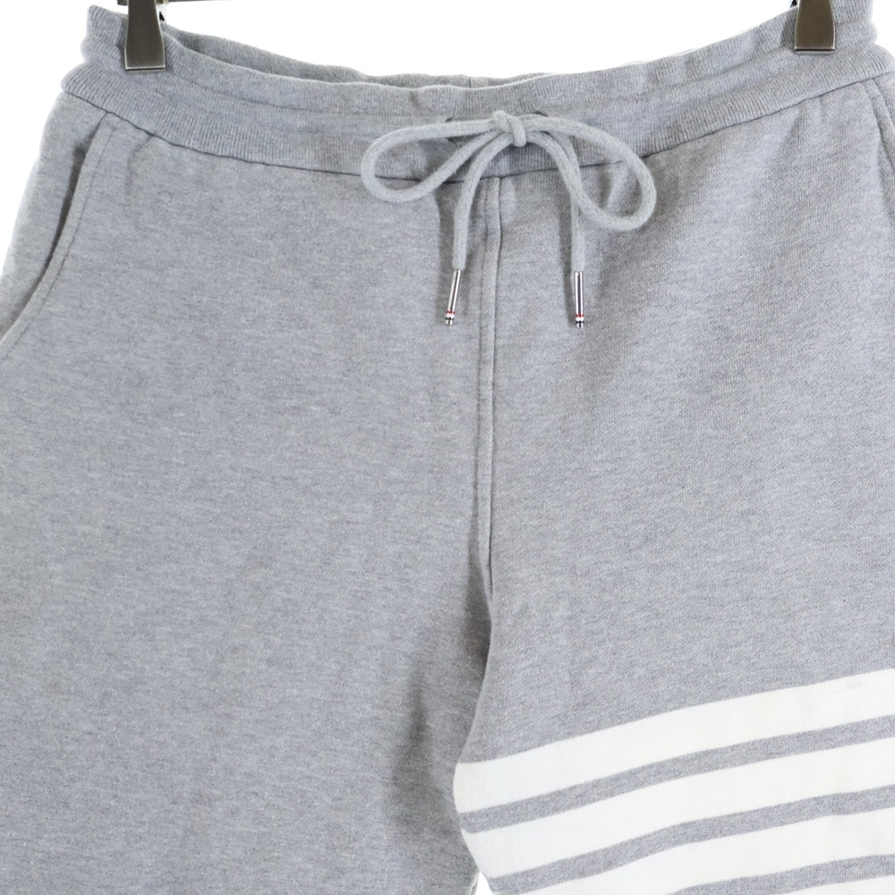 THOM BROWNE(トムブラウン) 4BAR クラシック スウェットハーフパンツ ショーツ グレー MJQ012H