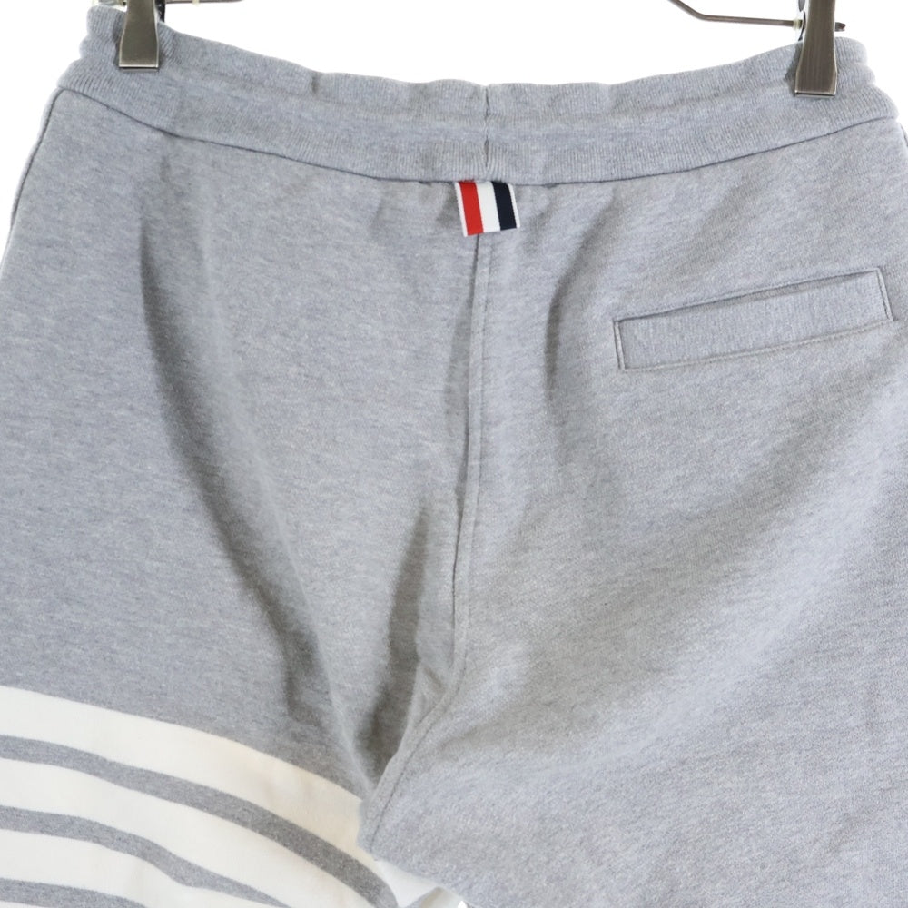 THOM BROWNE(トムブラウン) 4BAR クラシック スウェットハーフパンツ ショーツ グレー MJQ012H
