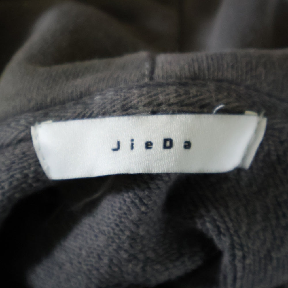 Jieda(ジエダ) DAMAGE SWEAT HOODIE デストロイ加工 プルオーバーパーカー フーディー グレー jie-23W-CT08-D