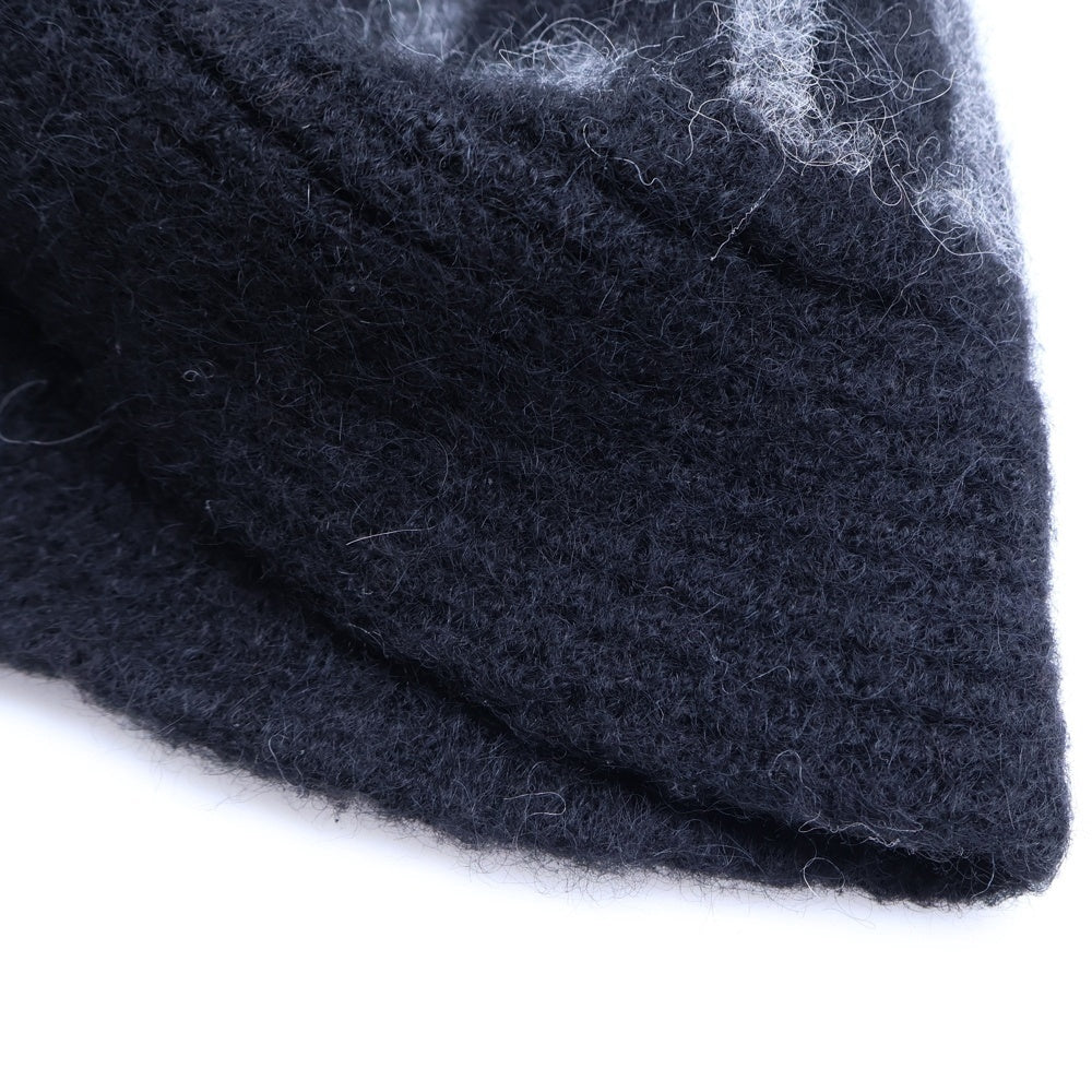 Matin Kim(マーティンキム) ロゴジャガード バケットハット 帽子 ブラック