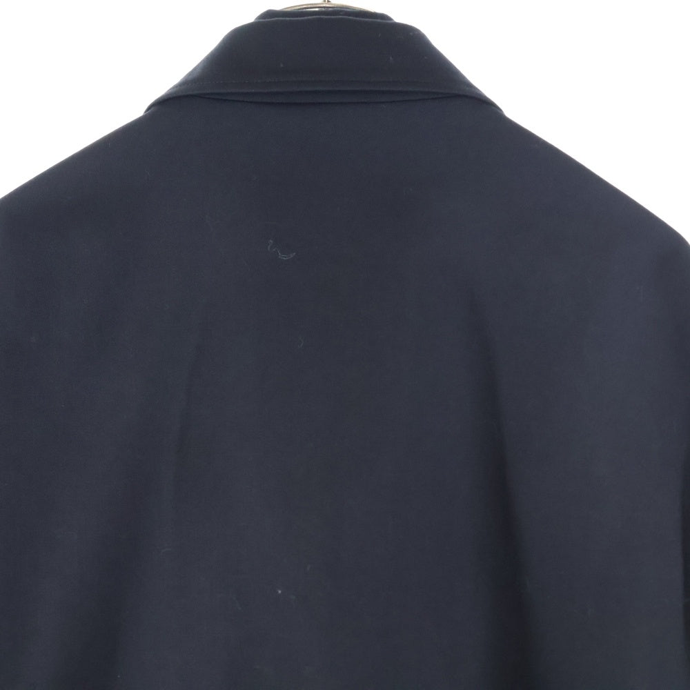 JOHN LAWRENCE SULLIVAN(ジョンローレンスサリバン) 24AW WOOL GABARDINE STACKED HARRINGTON JACKET ウール レイヤードデザイン ジップアップブルゾン ブラック 1B012-0324-13