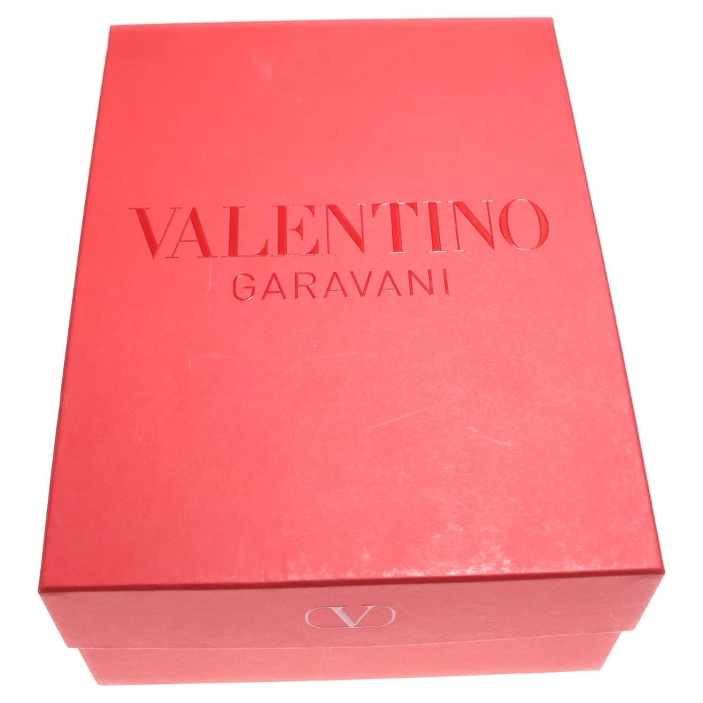 VALENTINO(ヴァレンティノ) スタッズ装飾サンダル ヒールサンダル ブラック/ゴールド