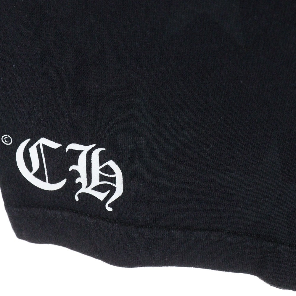 CHROME HEARTS(クロムハーツ) OLD CH T-SHRT オールド 1ポケット ホースシュー スタープリント 半袖Tシャツ カットソー ブラック