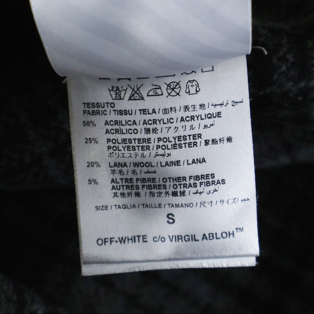 OFF-WHITE(オフホワイト) バックロゴ ウールチェックシャツ 長袖シャツ グレー