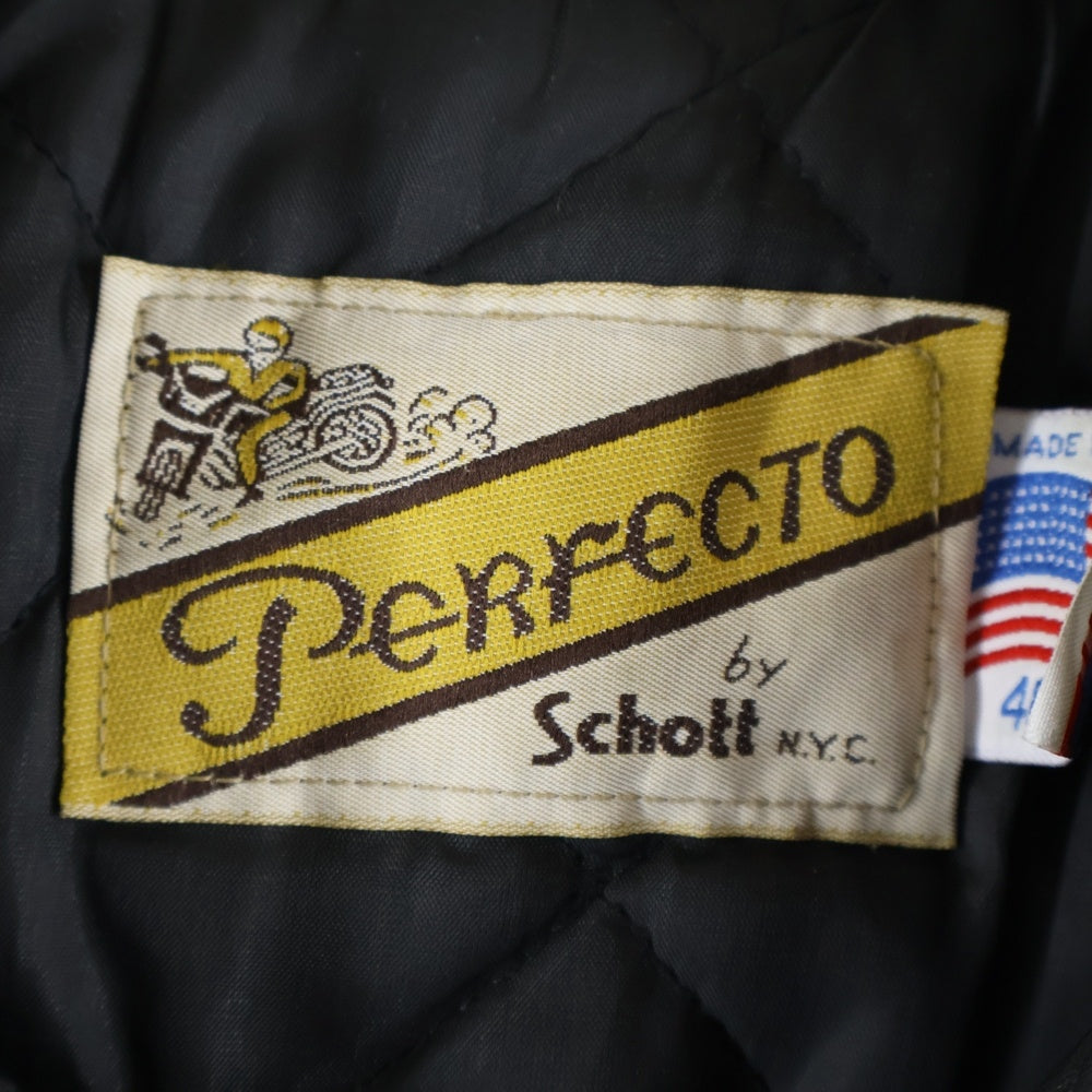 SCHOTT(ショット) 80SS ダブルライダースジャケット レザージャケット ブラック