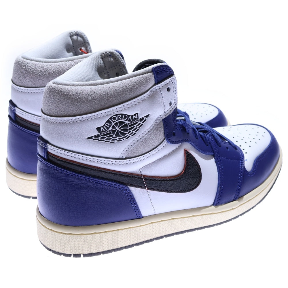 NIKE(ナイキ) AIR JORDAN 1 HIGH OG RARE AIR DEEP ROYAL BLUE エアジョーダン1 ハイ OG レア エア ディープロイヤルブルー ハイカットスニーカー US9/27cm DZ5485-100