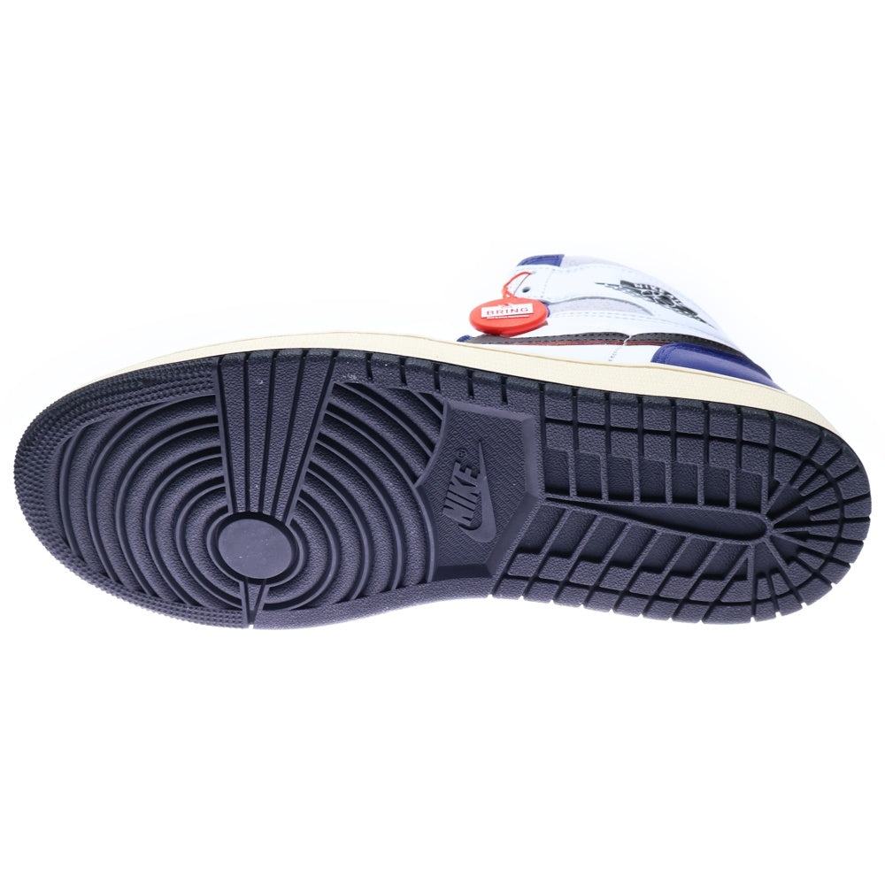 NIKE(ナイキ) AIR JORDAN 1 HIGH OG RARE AIR DEEP ROYAL BLUE エアジョーダン1 ハイ OG レア エア ディープロイヤルブルー ハイカットスニーカー US9/27cm DZ5485-100