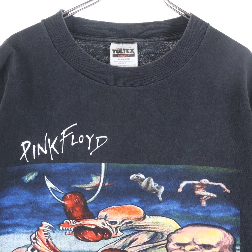 VINTAGE(ヴィンテージ) 90S PINK FLOYD THE WALL ピンクフロイド ザウォール 半袖Tシャツ カットソー ブラック