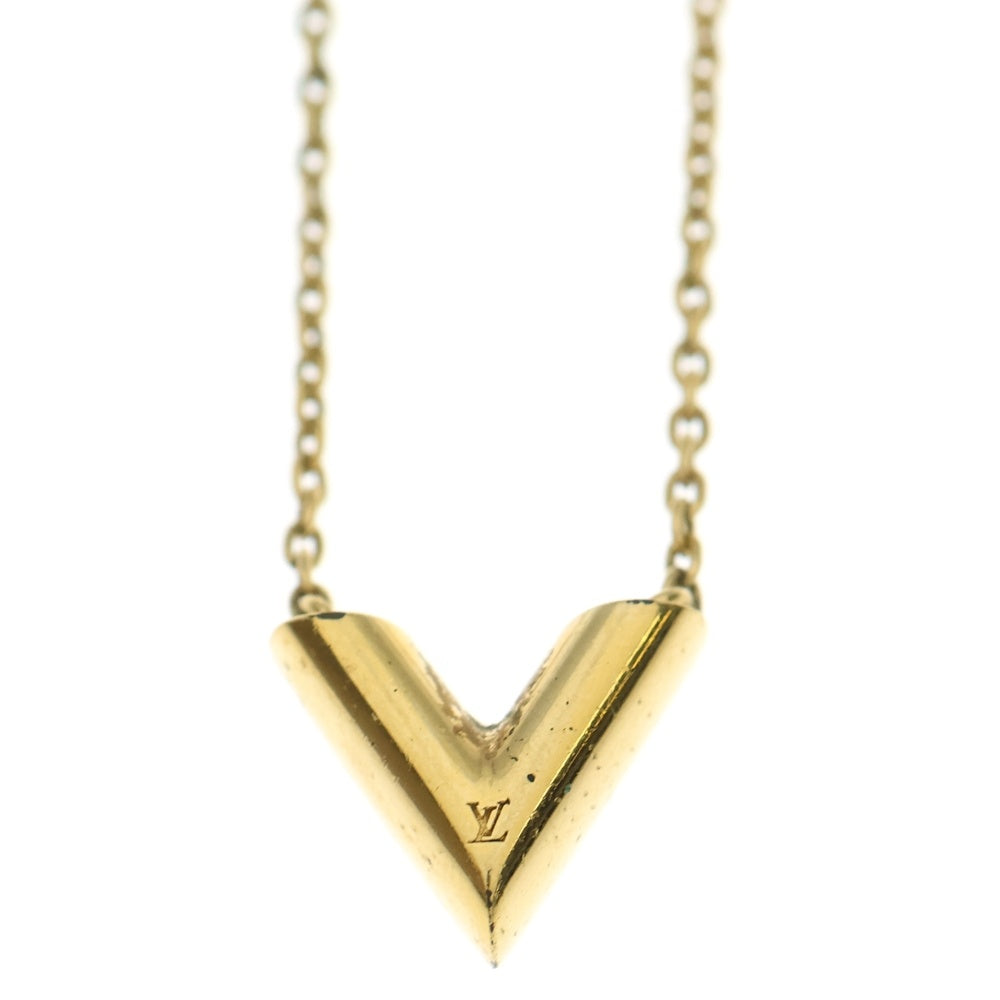 LOUIS VUITTON(ルイヴィトン) エッセンシャルV ペンダントネックレス ゴールド M61083