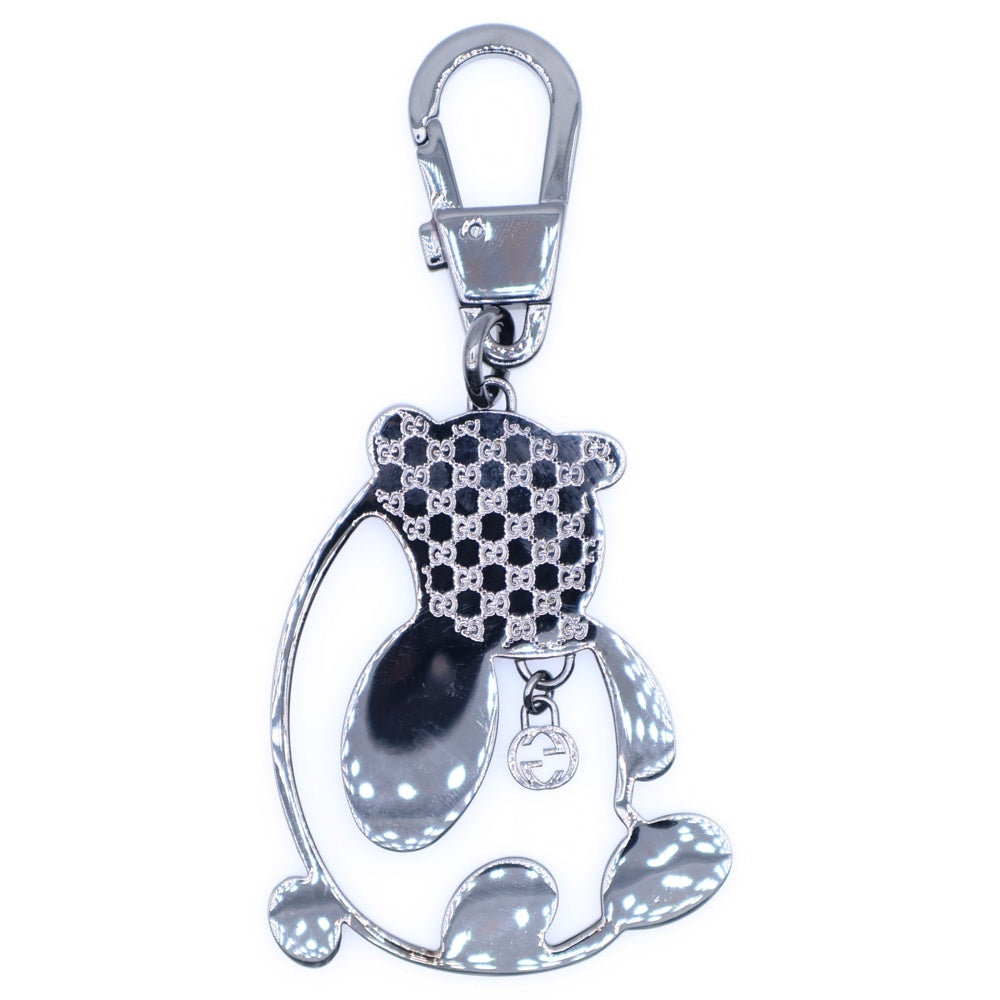 GUCCI(グッチ) パンダモチーフ キーホルダー シルバー