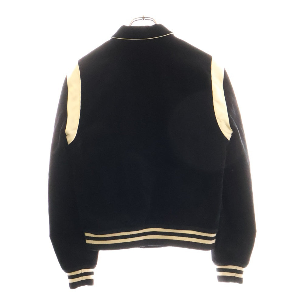 CELINE(セリーヌ) 19AW Teddy Jacket テディジャケット スタジャン サテン切替 ブラック 2V191824D