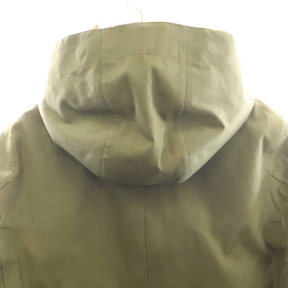 MACKINTOSH(マッキントッシュ) ファー付き ウール ゴム引きフーデットコート カーキ LR-003
