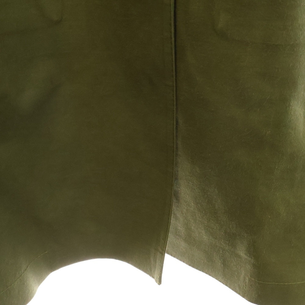 MACKINTOSH(マッキントッシュ) ファー付き ウール ゴム引きフーデットコート カーキ LR-003