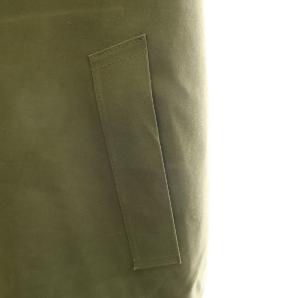 MACKINTOSH(マッキントッシュ) ファー付き ウール ゴム引きフーデットコート カーキ LR-003