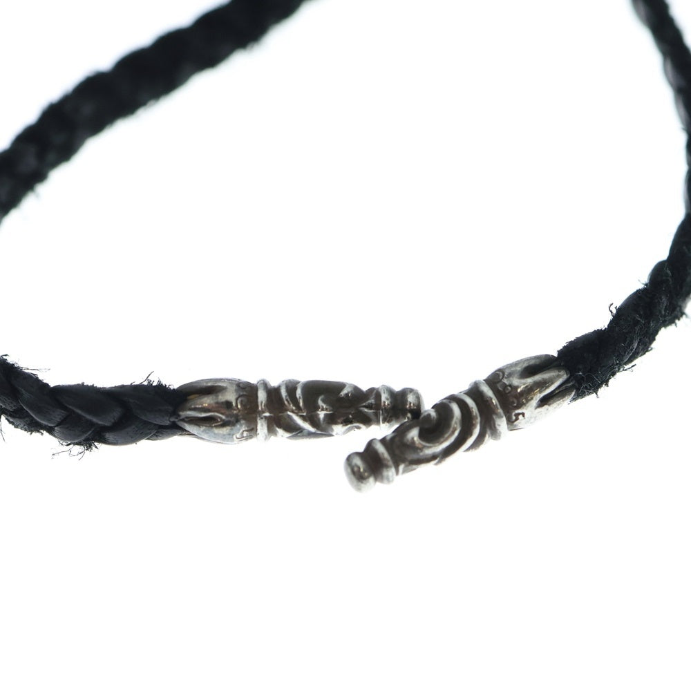 CHROME HEARTS(クロムハーツ) HEART PENDANT ハートペンダント レザーブレイド ネックレス シルバー