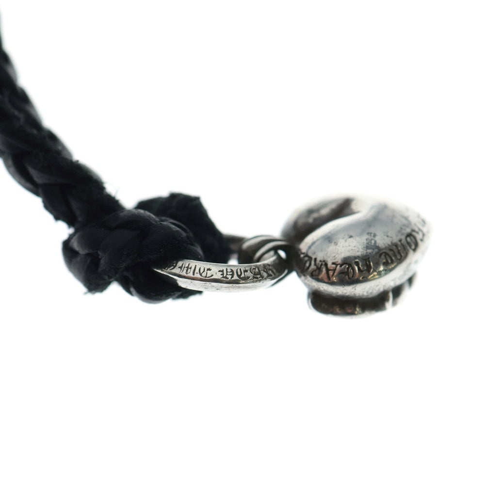 CHROME HEARTS(クロムハーツ) HEART PENDANT ハートペンダント レザーブレイド ネックレス シルバー