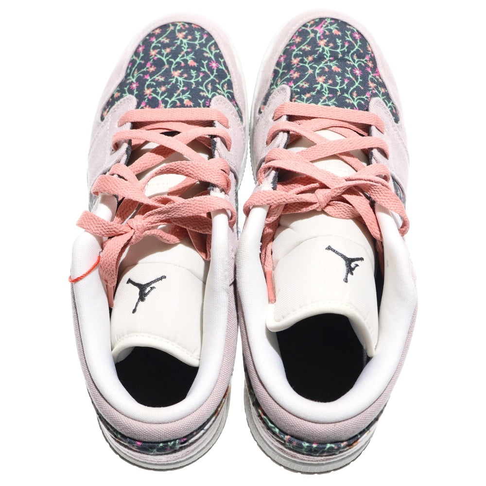 NIKE(ナイキ) GS Air Jordan 1 Low ALT SE エアジョーダン1 ローカットスニーカー 花柄 ピンク FJ3445-001