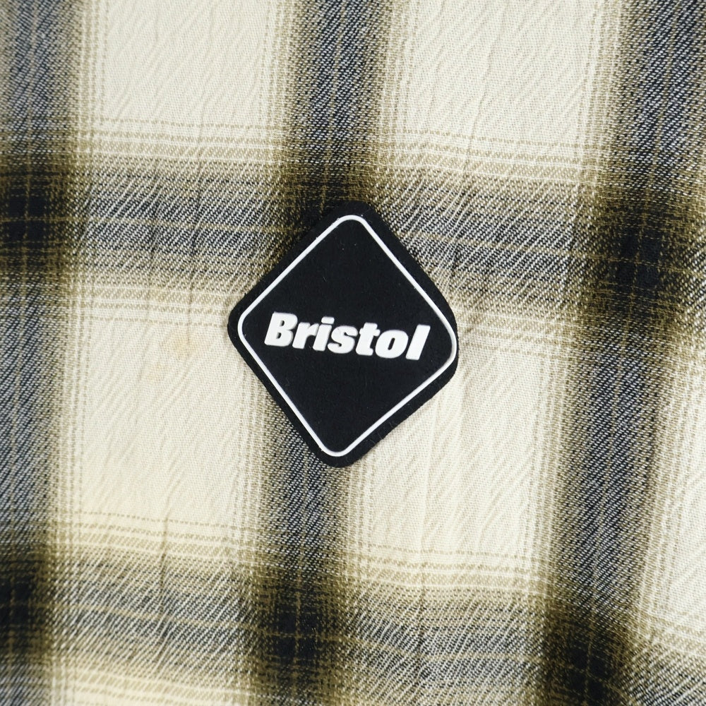 F.C.R.B./F.C.Real Bristol/FCRB(エフシーアールビー/エフシーレアルブリストル) BIG LOGO L/S BAGGY SHIRT ビッグロゴバギーシャツ 長袖シャツ ブラウン FCRB-252090