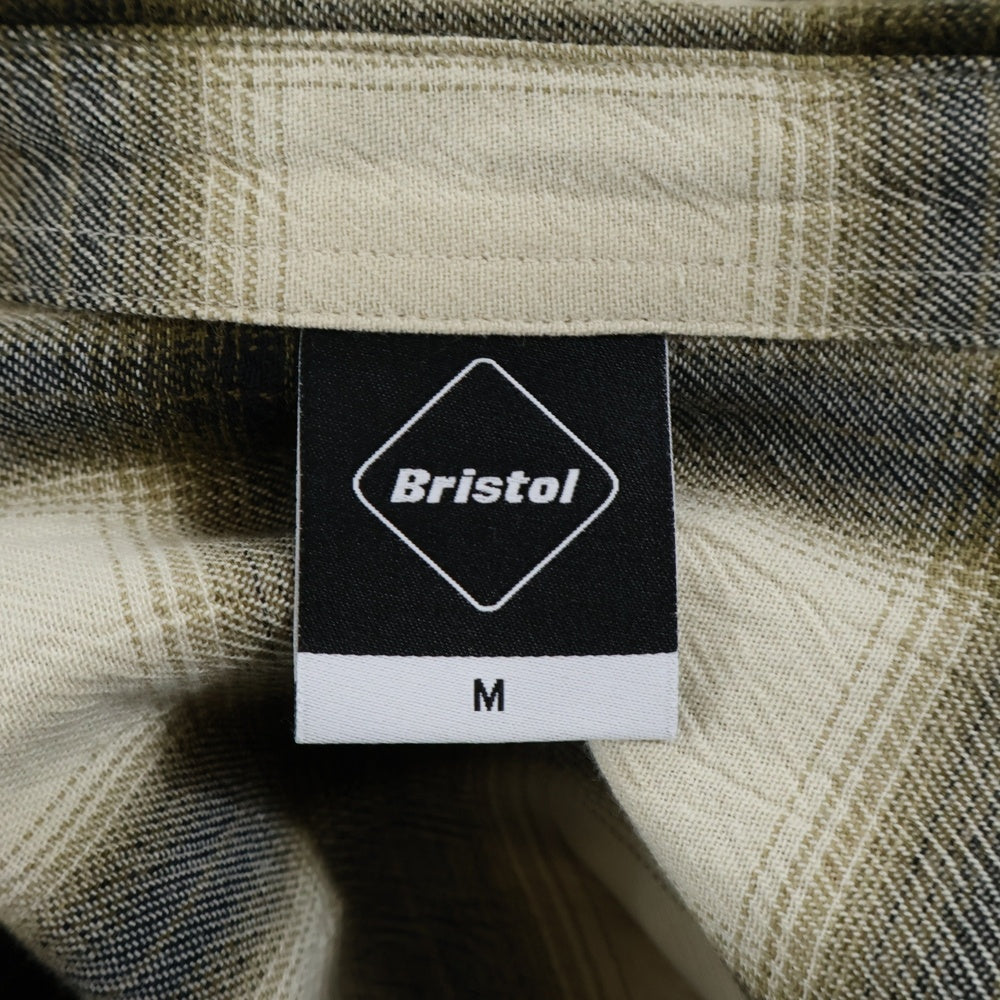 F.C.R.B./F.C.Real Bristol/FCRB(エフシーアールビー/エフシーレアルブリストル) BIG LOGO L/S BAGGY SHIRT ビッグロゴバギーシャツ 長袖シャツ ブラウン FCRB-252090