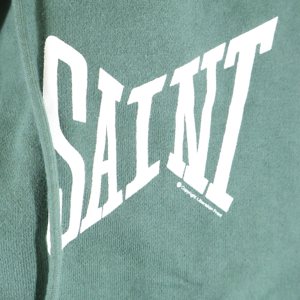 SAINT MICHAEL(セントマイケル) 24AW SWT PNT ロゴプリント スウェットパンツ グリーン SM-YS1-0000-048
