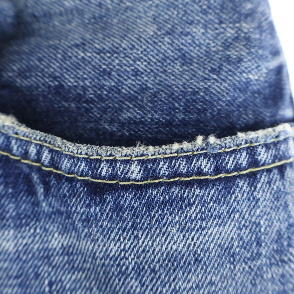 MINEDENIM(マインデニム) マルチポケット ジップアップ スーパー スリムデニムパンツ インディゴ 10