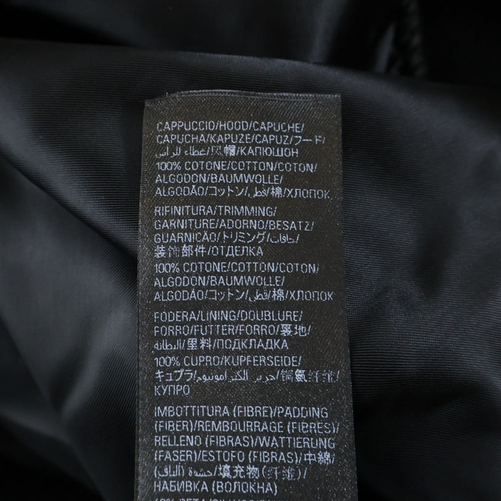 BALENCIAGA(バレンシアガ) Hooded bomber jacket フーデッドボンバージャケット ブラック 768928 TYD31