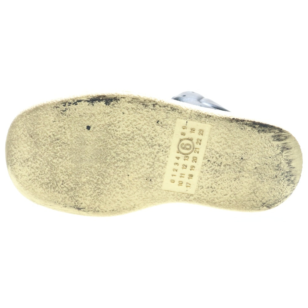 MM6 Maison Margiela(エムエムシックスメゾンマルジェラ) ハイカット レザースニーカー ブラック S66WS0089