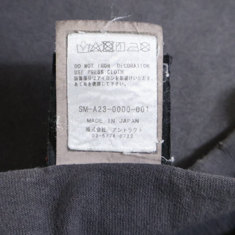 SAINT MICHAEL(セントマイケル) SS TEE SKY 両面プリント 半袖Tシャツ カットソー グレー SM-A23-0000-001