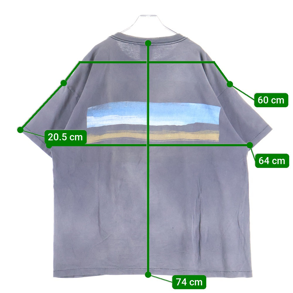 SAINT MICHAEL(セントマイケル) SS TEE SKY 両面プリント 半袖Tシャツ カットソー グレー SM-A23-0000-001