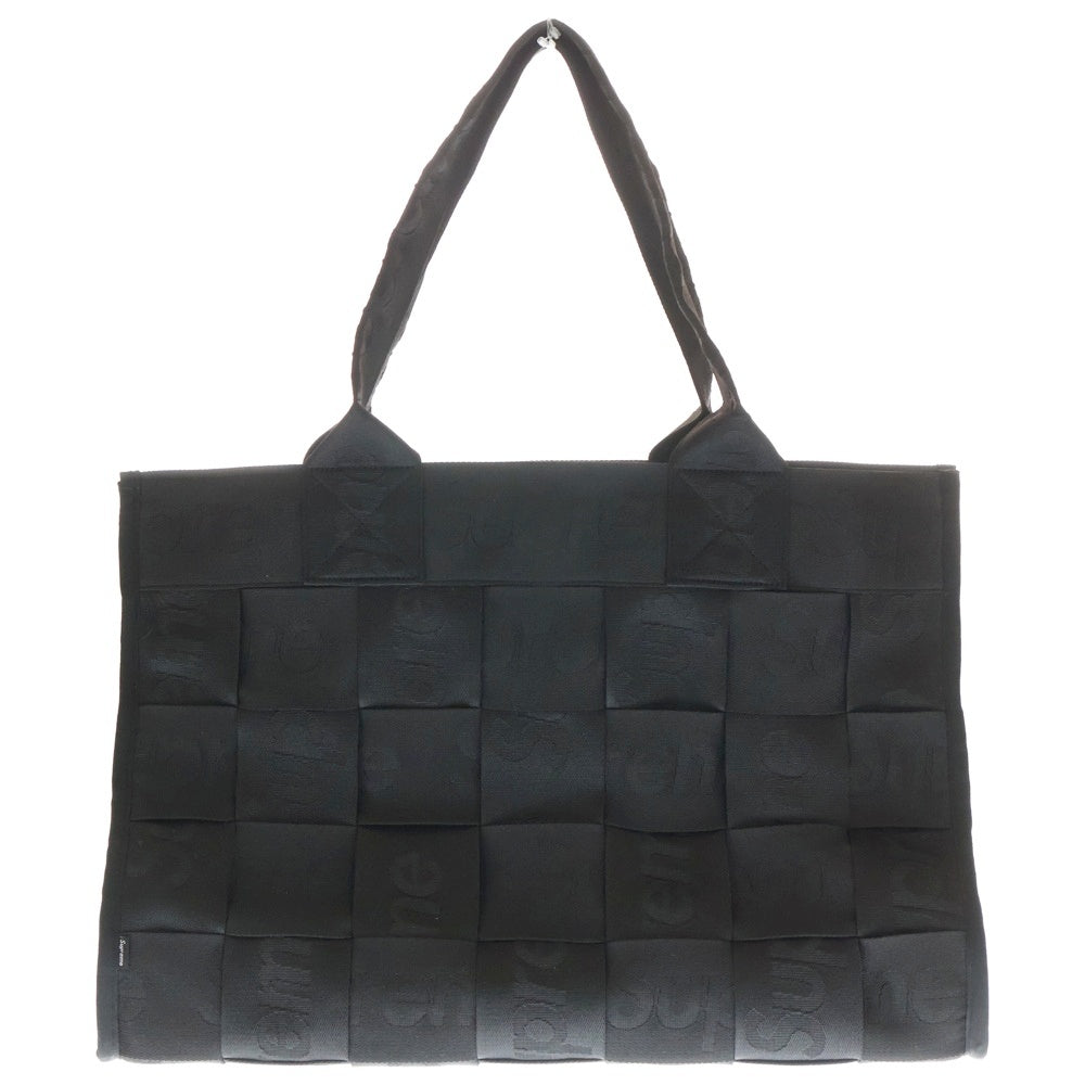 SUPREME(シュプリーム) 23SS Woven Large Tote ウォーブンラージトート ハンドバック ブラック