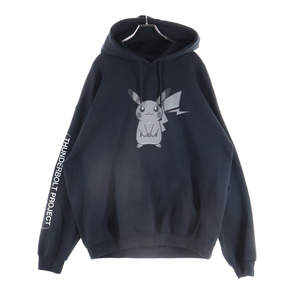 FRAGMENT DESIGN(フラグメントデザイン) THUNDERBOLT PROJECT PIKACHU HOODIE サンダーボルトプロジェクト プリントデザイン プルオーバーパーカー フーディー ブラック
