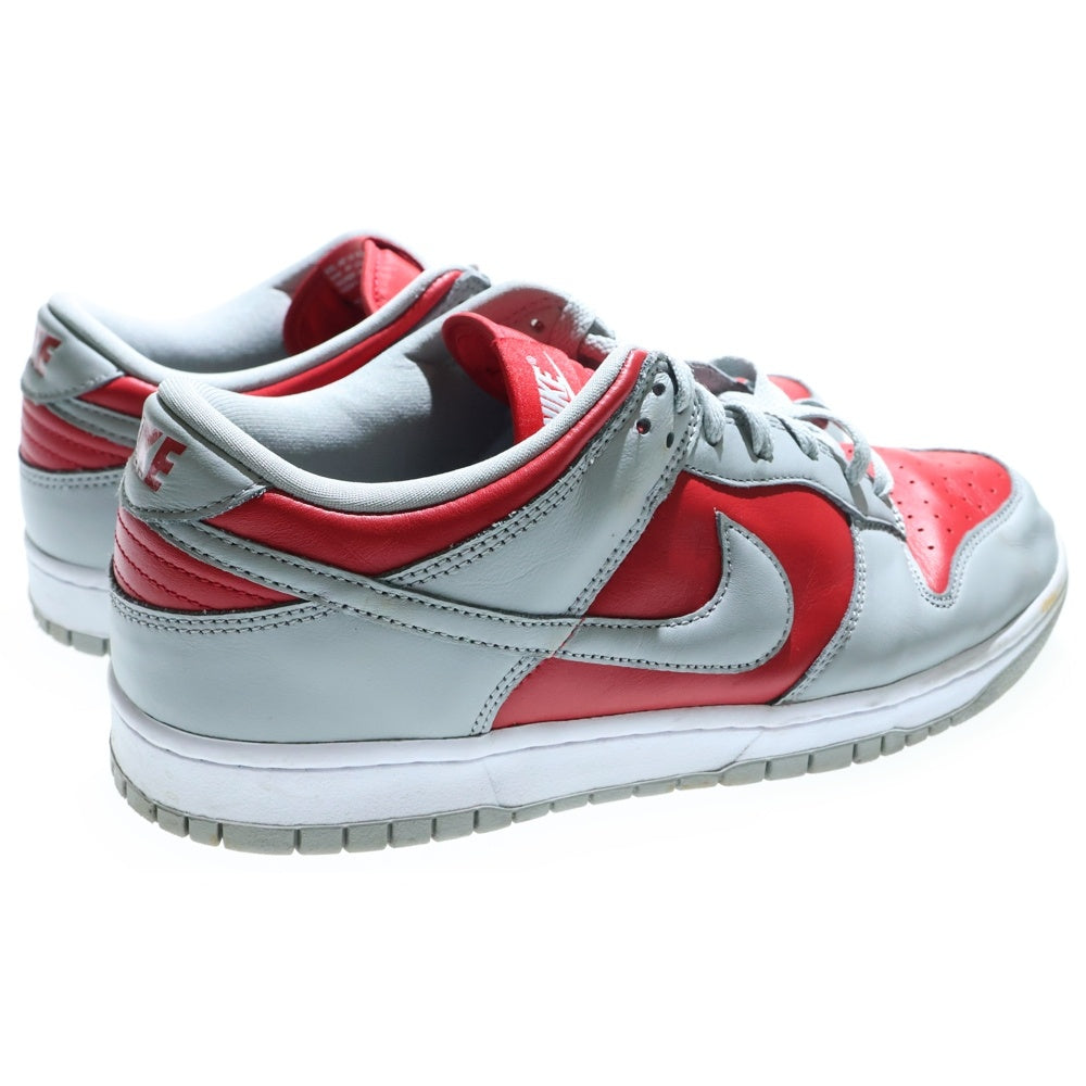 NIKE(ナイキ) DUNK LOW ダンク ローカットスニーカー グレー/レッド FQ6965-600