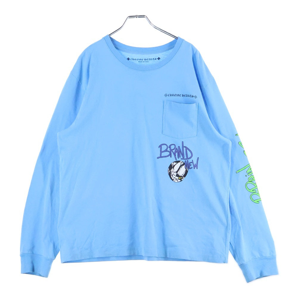 CHROME HEARTS(クロムハーツ) MATTY BOY PRO BRAIN NEW SWEATSHIRTS マッティボーイ ブレインニュー スウェットトレーナー ブルー