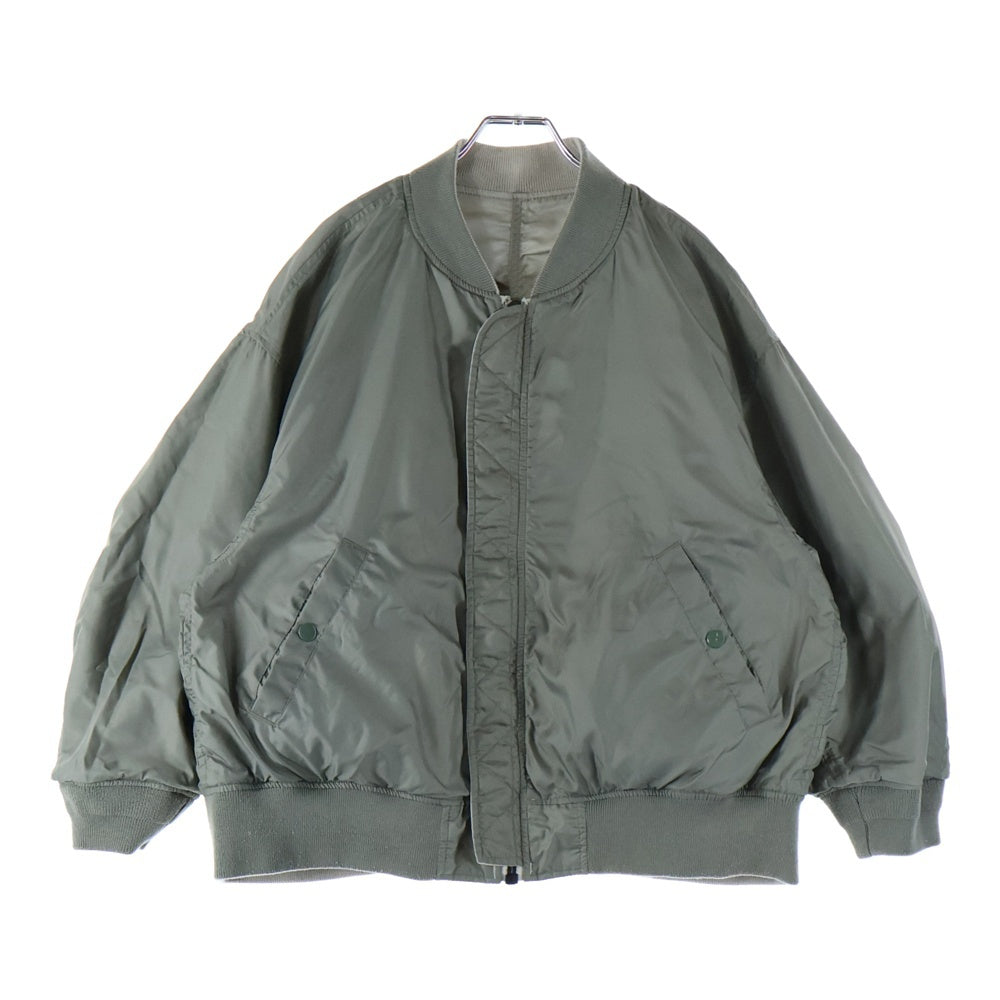 ALPHA INDUSTRIES(アルファ インダストリーズ) ×ZUCCa MA-1 フライトジャケット グレー 3A382