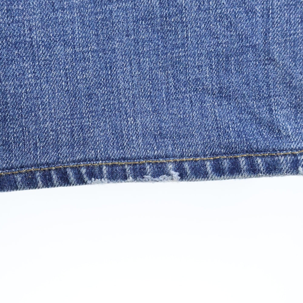 CELINE(セリーヌ) SKINNY JEANS IN VINTAGE UNION WASH DENIM ウォッシュド加工デニムパンツ インディゴブルー 2N354114T