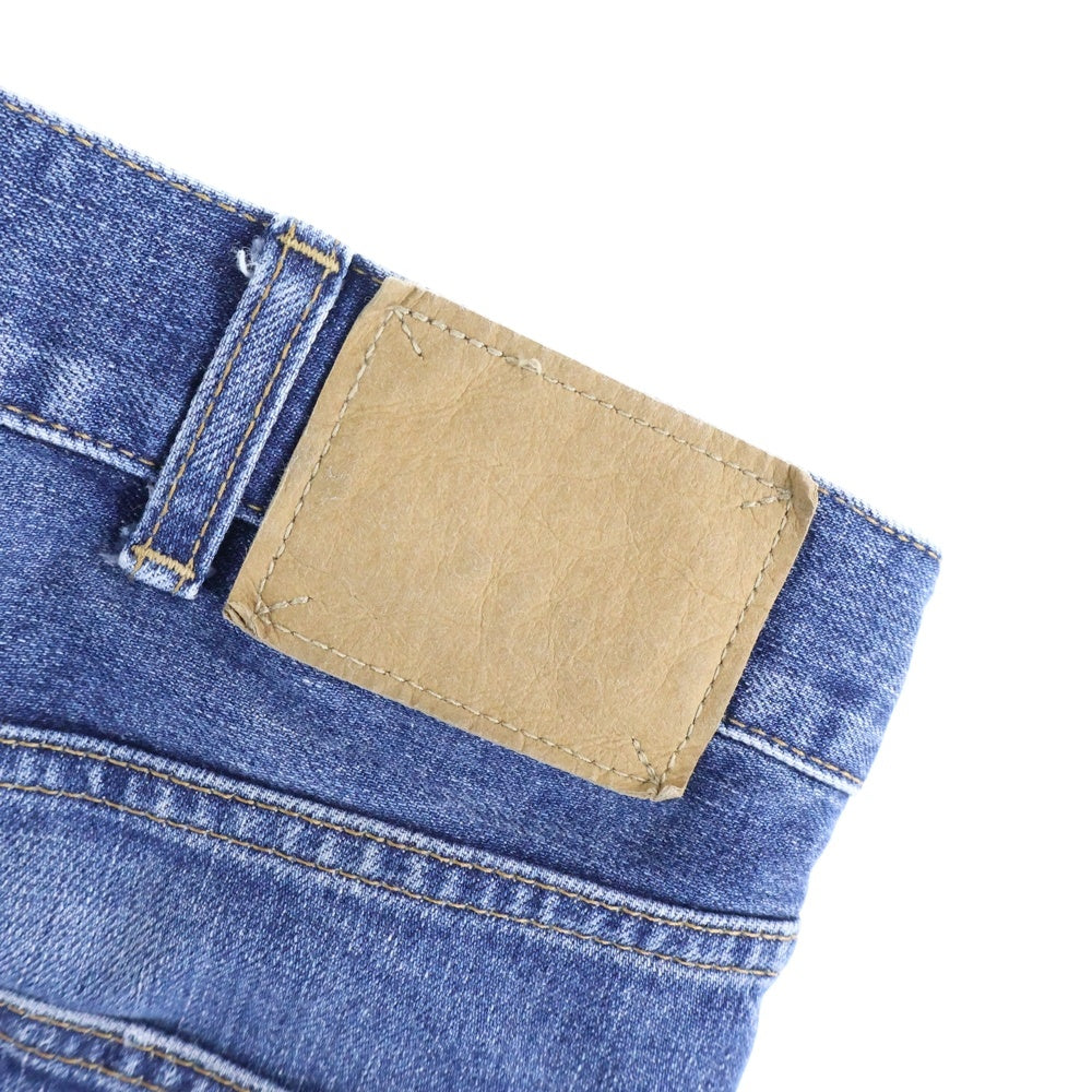 CELINE(セリーヌ) SKINNY JEANS IN VINTAGE UNION WASH DENIM ウォッシュド加工デニムパンツ インディゴブルー 2N354114T