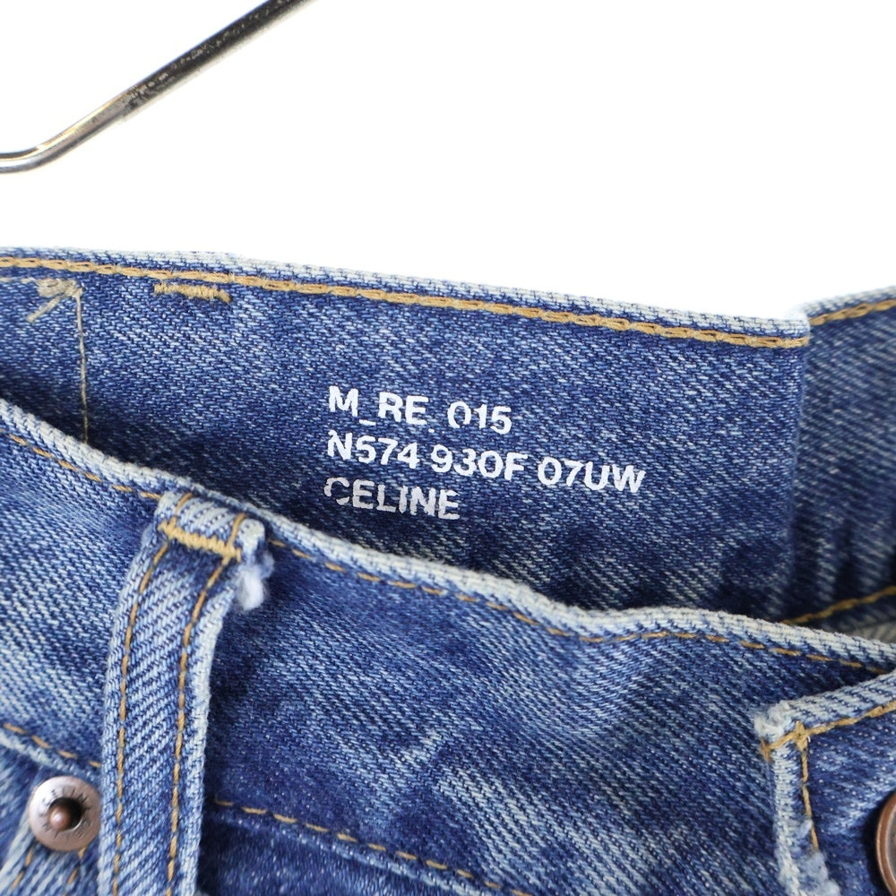 CELINE(セリーヌ) 23SS ウォッシュ加工 デニムパンツ インディゴ 2N574930F