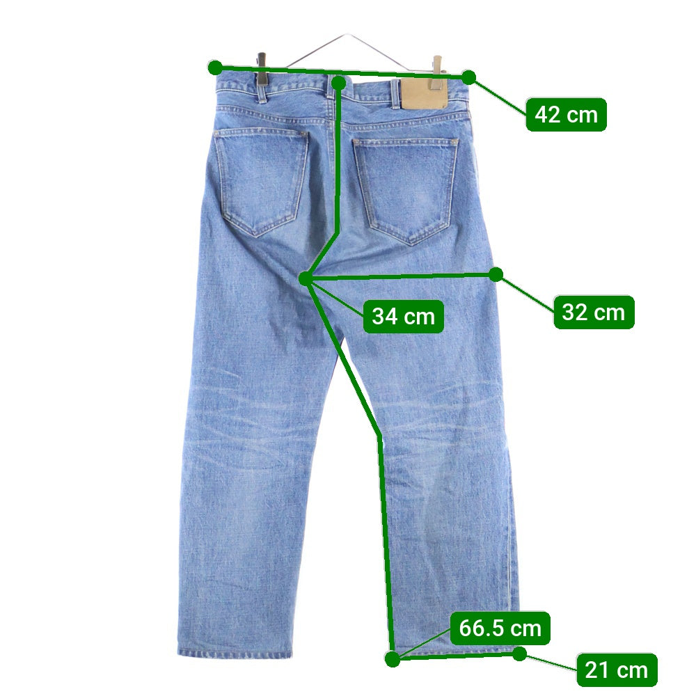 CELINE(セリーヌ) 23SS ウォッシュ加工 デニムパンツ インディゴ 2N574930F